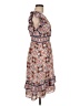 Max Studio 100% Polyester Paisley Brown Casual Dress Size M - photo 4