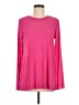 Logo Layers Pink Long Sleeve Blouse Size M - photo 1