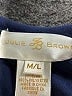 Julie Brown 100% Polyester Blue 3/4 Sleeve Blouse Size Med - Lg - photo 7