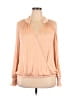Gibson Latimer Tan Long Sleeve Blouse Size XL - photo 1