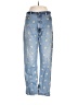RE/DONE 100% Cotton Floral Blue Jeans Size 28 waist - photo 1