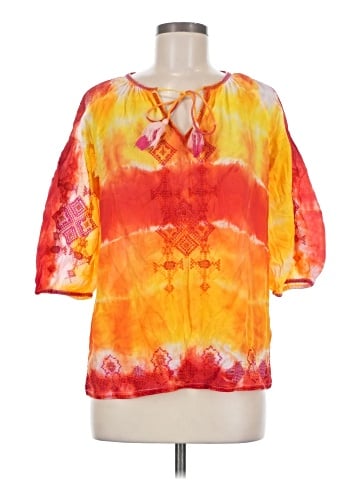 Tolani 3/4 Sleeve Blouse (view 1)