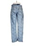 RE/DONE 100% Cotton Floral Blue Jeans Size 28 waist - photo 2