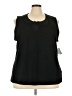 Sag Harbor Black Sleeveless Blouse Size 3X - photo 1