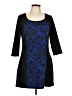 Papillon Paisley Blue Casual Dress Size L - photo 1