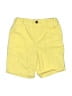 The Children's Place 100% Cotton Solid Yellow Shorts Size 4T - photo 1