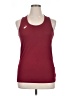 Asics 100% Polyester Burgundy Active Tank Size XL - photo 1