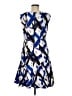 Betsey Johnson Graphic Blue Cocktail Dress Size 8 - photo 2