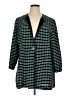 misook Stripes Teal Blazer Size 1X - photo 1