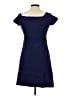 Parker Solid Blue Casual Dress Size L - photo 2
