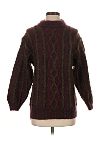 Linda Allard Ellen Tracy Wool Pullover Sweater (view 1)