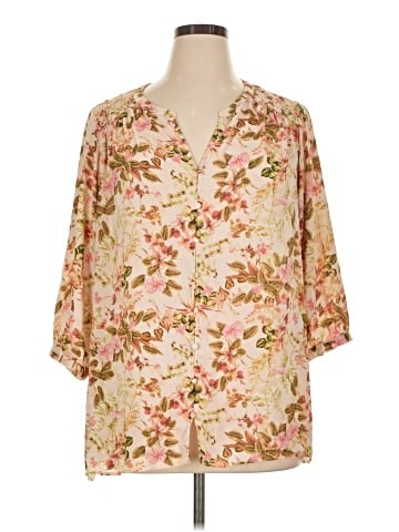 Cynthia Rowley 3/4 Sleeve T-Shirt (view 1)