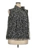 Cato 100% Polyester Animal Print Black Sleeveless Blouse Size 22 - photo 1