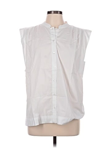 Banana Republic Factory Store Sleeveless Button-Down Shirt (view 1)