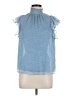 1.State Blue Sleeveless Blouse Size M - photo 1