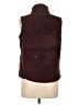 Dylan 100% Polyester Burgundy Faux Fur Vest Size M - photo 2