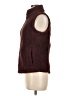 Dylan 100% Polyester Burgundy Faux Fur Vest Size M - photo 5