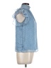 1.State Blue Sleeveless Blouse Size M - photo 4