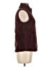 Dylan 100% Polyester Burgundy Faux Fur Vest Size M - photo 4