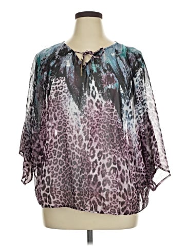 Jennifer Lopez 3/4 Sleeve Blouse (view 1)