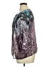 Jennifer Lopez 100% Polyester Animal Print Purple 3/4 Sleeve Blouse Size 1X - photo 5