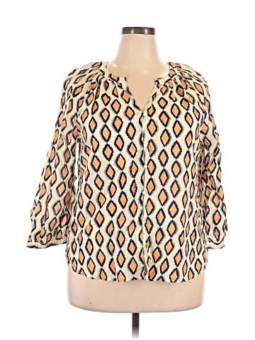 Nic + Zoe 3/4 Sleeve Blouse (view 1)