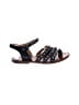 Chanel Black Leather Gladiator Sandals Size EU 36 1/2 - photo 1