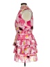 1.State 100% Polyester Print Pink Cocktail Dress Size XL - photo 5