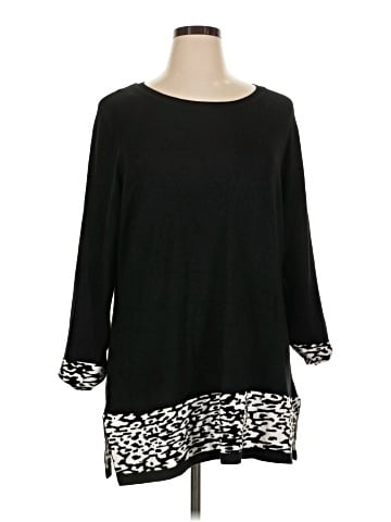 NY Collection 3/4 Sleeve T-Shirt (view 1)