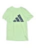 Adidas 100% Polyester Green Active T-Shirt Size 8 - photo 1