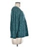 Lands' End Teal 3/4 Sleeve Top Size M (petite) - photo 4