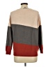 Evolution by Cyrus Color Block Tan Gray Pullover Sweater Size L - photo 2
