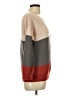 Evolution by Cyrus Color Block Tan Gray Pullover Sweater Size L - photo 4