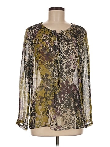 Ecru Long Sleeve Blouse (view 1)