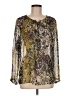 Ecru Gold Long Sleeve Blouse Size M - photo 1