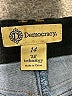Democracy Solid Blue Jeans Size 14 - photo 8