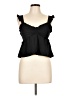 Timing 100% Polyester Black Sleeveless Blouse Size L - photo 1