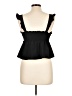Timing 100% Polyester Black Sleeveless Blouse Size L - photo 2