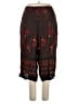 Alfred Dunner Paisley Red Casual Pants Size 18 - photo 2