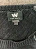 W by Worth 100% Cotton Stripes Black Pullover Sweater Size S - photo 7