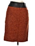 Etcetera Tweed Orange Wool Skirt Size 0 - photo 2