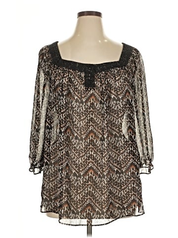 New Directions 3/4 Sleeve Blouse (view 1)
