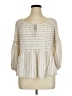 C established 1946 Ivory 3/4 Sleeve Blouse Size XL - photo 1