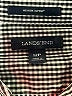 Lands' End 100% Baumwolle Houndstooth Gray Long Sleeve Button-Down Shirt Size 12 (petite) - photo 7