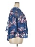 Alex Evenings 100% Polyester Blue 3/4 Sleeve Blouse Size 3X - photo 4