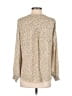 Pleione 100% Polyester Polka Dots Ivory Long Sleeve Blouse Size S - photo 2