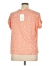 Como Blu Orange Short Sleeve Top Size 1X - photo 2