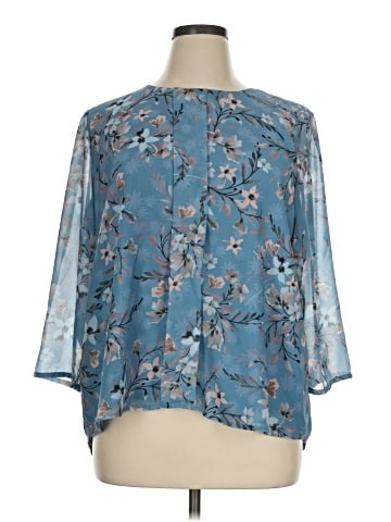 Coldwater Creek 3/4 Sleeve Blouse (view 1)