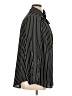 Evri 100% Polyester Stripes Black Long Sleeve Blouse Size 1X - photo 4