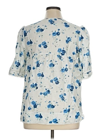 Tuckernuck Short Sleeve Blouse (view 2)